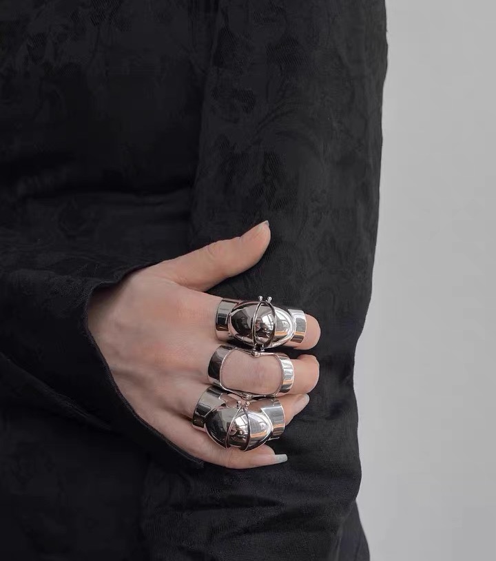 Couple Metal Armor Ring 2