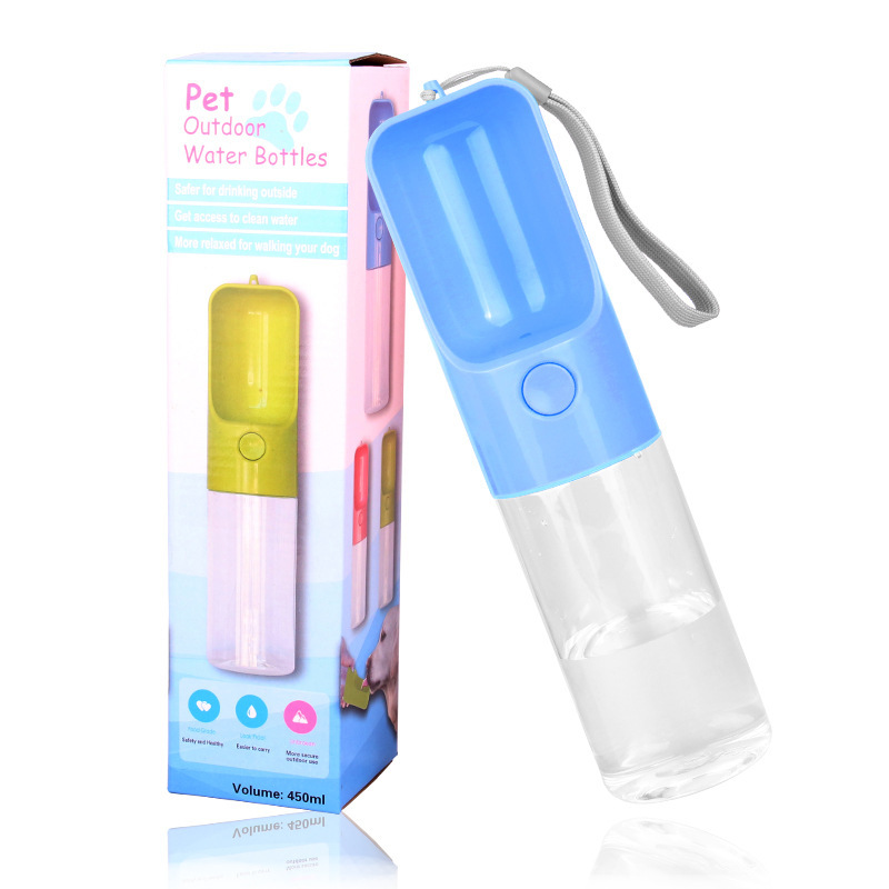 Pet Outdoor Water Cup in use