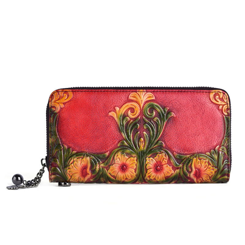 Women's Money Baotou Bag - Coffee