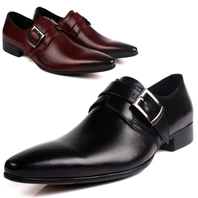 Men's Business Suits Pointed Toe Shoes Image 7