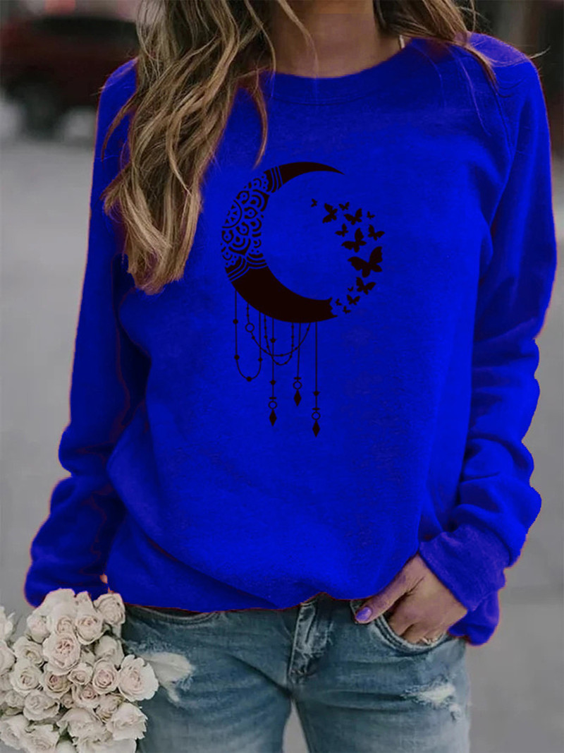 Animal Print Crew Neck Sweater 8
