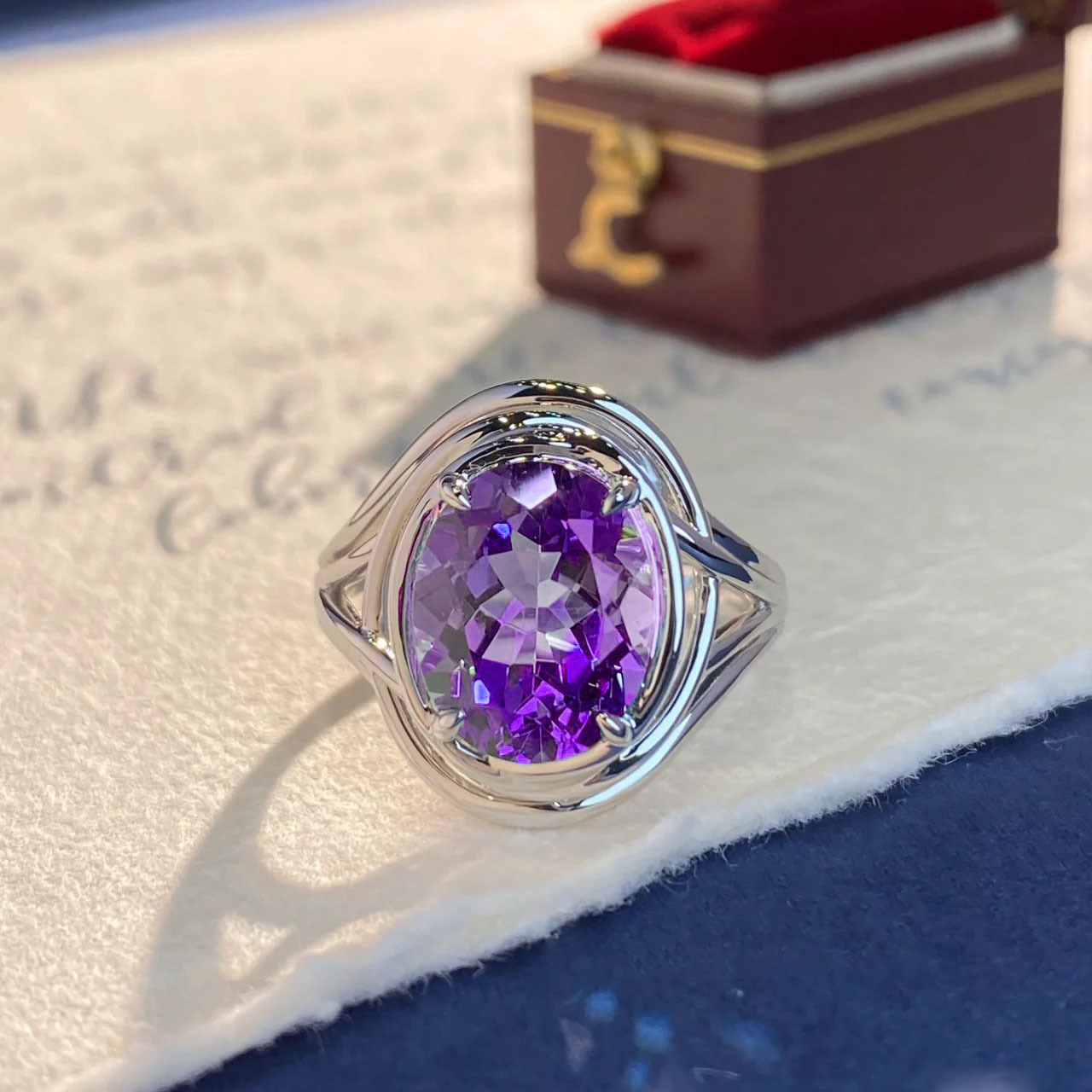 Fashion Amethyst Ring Image 5