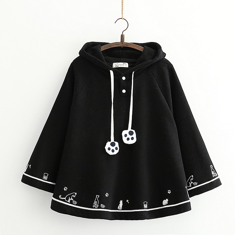 Cape Coat Sweet And Cute Soft Girl Style - Image 3