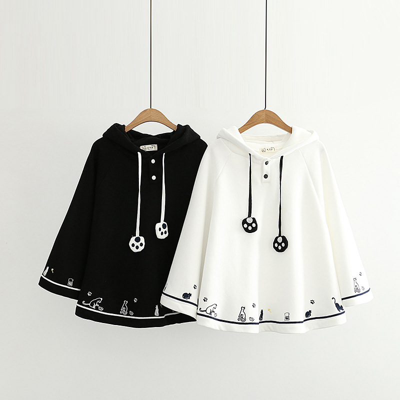 Cape Coat Sweet And Cute Soft Girl Style - Image 5