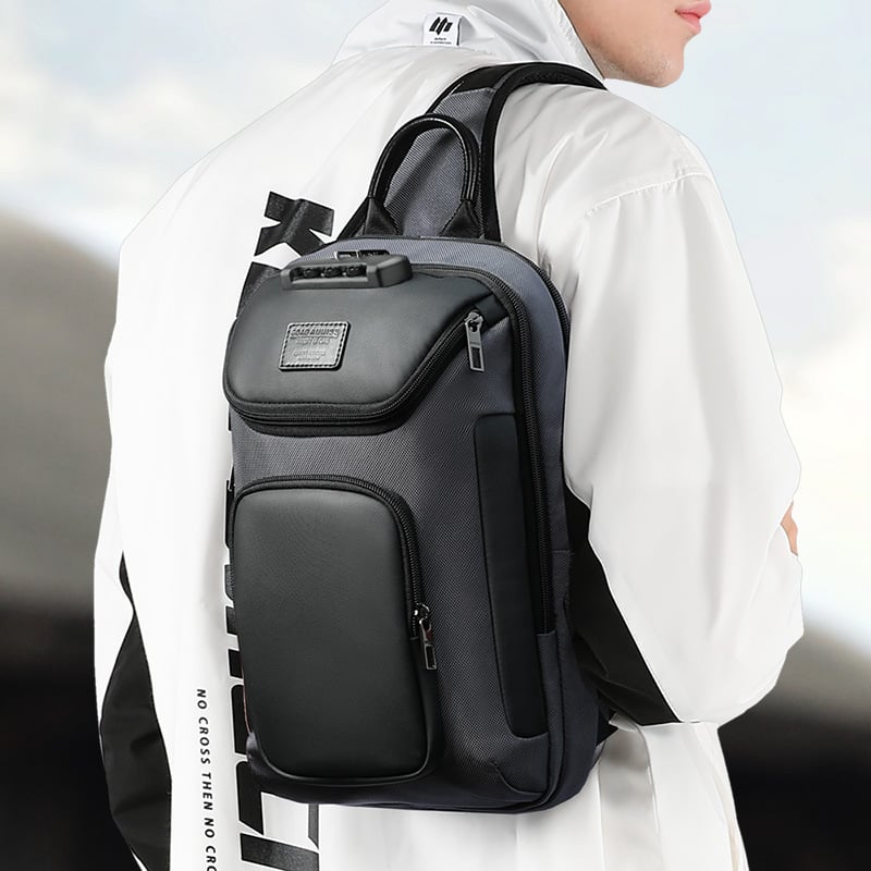 Sports Messenger Bag Gray