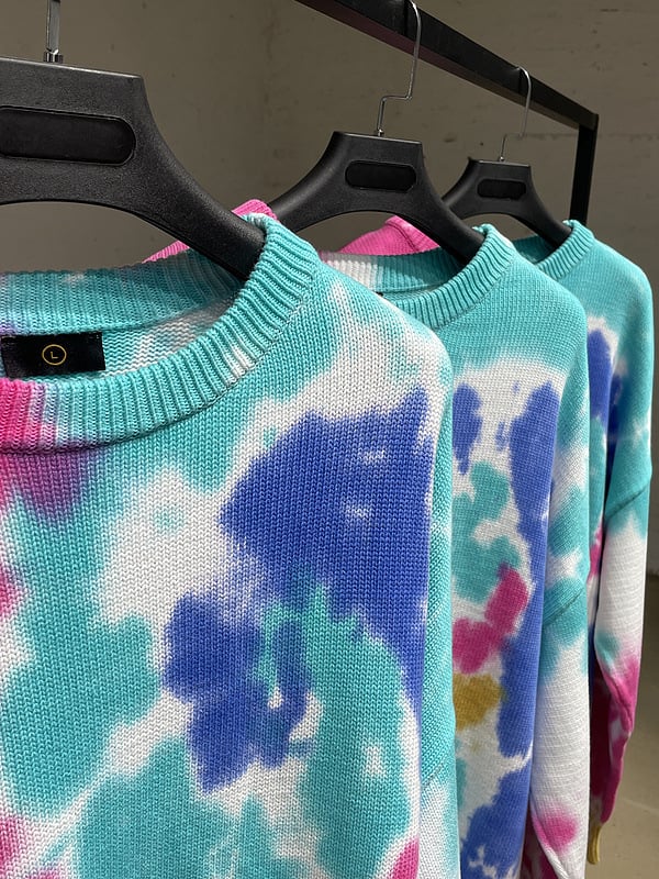 Tie Dye Sweater Image 6