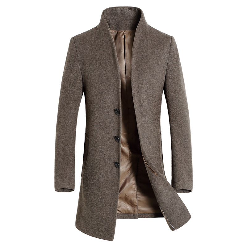 Men's Woolen Coat Image 6