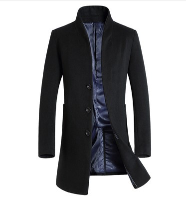 Men's Woolen Coat Image 1