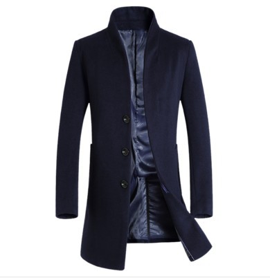 Men's Woolen Coat Image 4