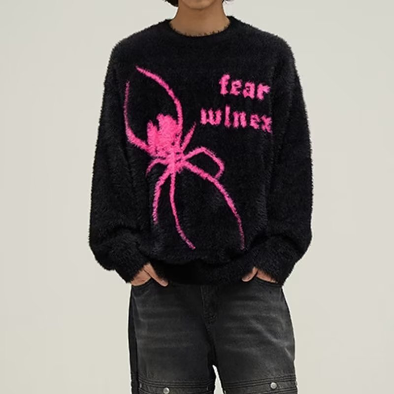 Retro Minority Spider Sweater Image 7