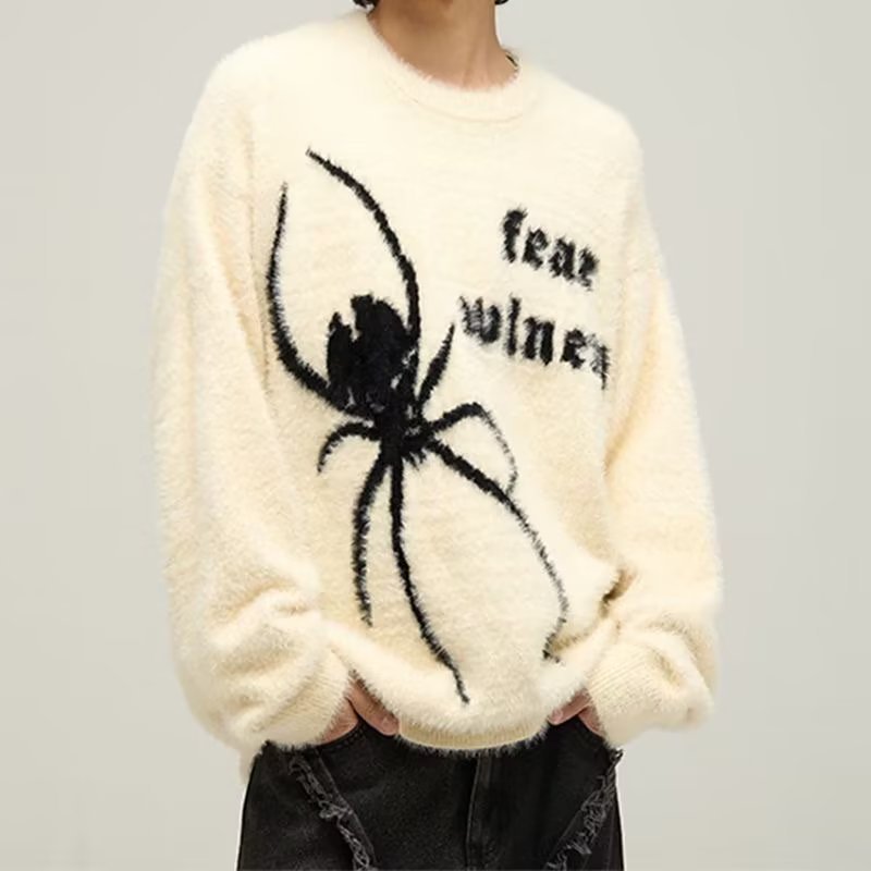 Retro Minority Spider Sweater Image 8