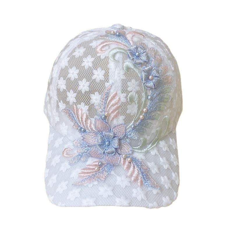 Side view showing dome crown and mesh panels