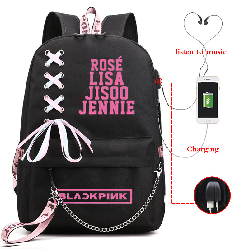 Stylish Backpack with USB Port