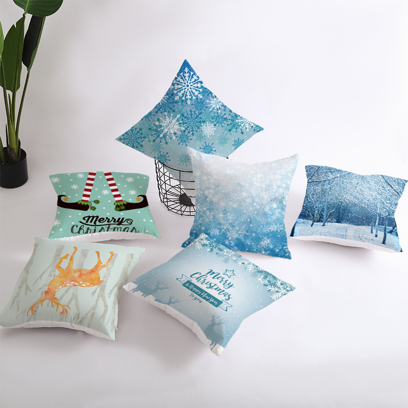 Christmas Snowflake Cushion 1
