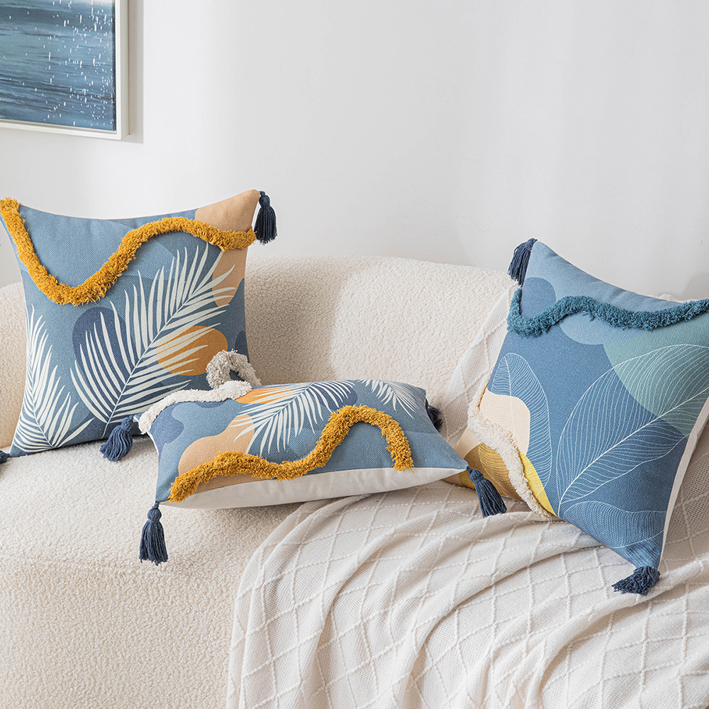 Morandi Color Tufted Pillow Cover 2