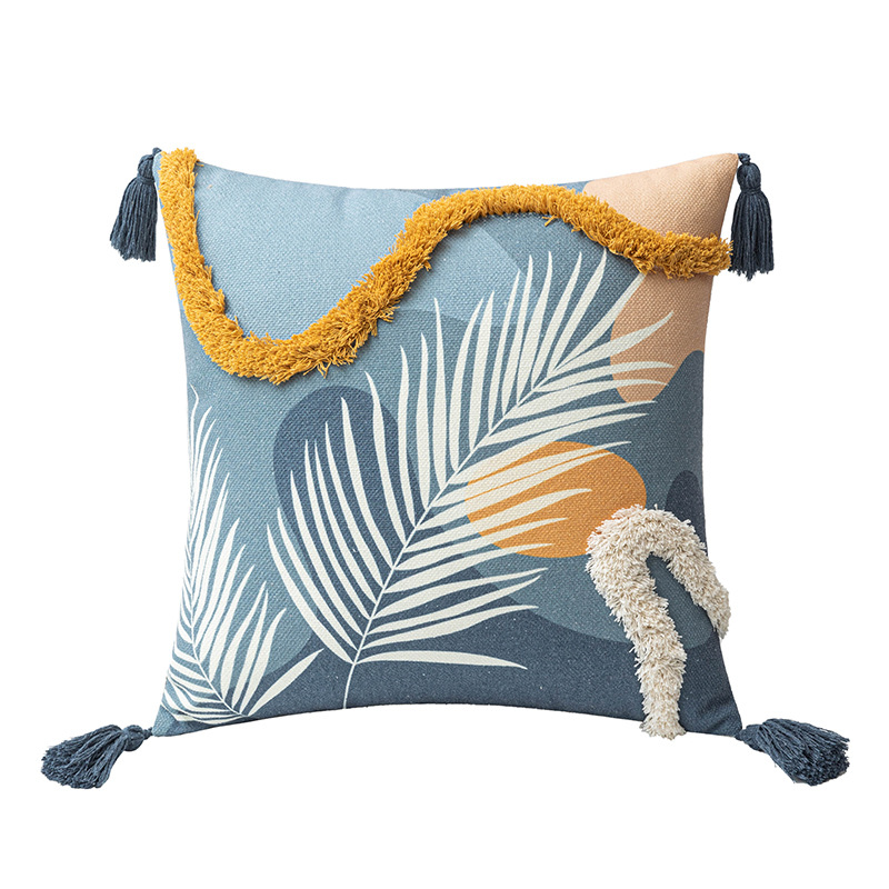 Morandi Color Tufted Pillow Cover 4