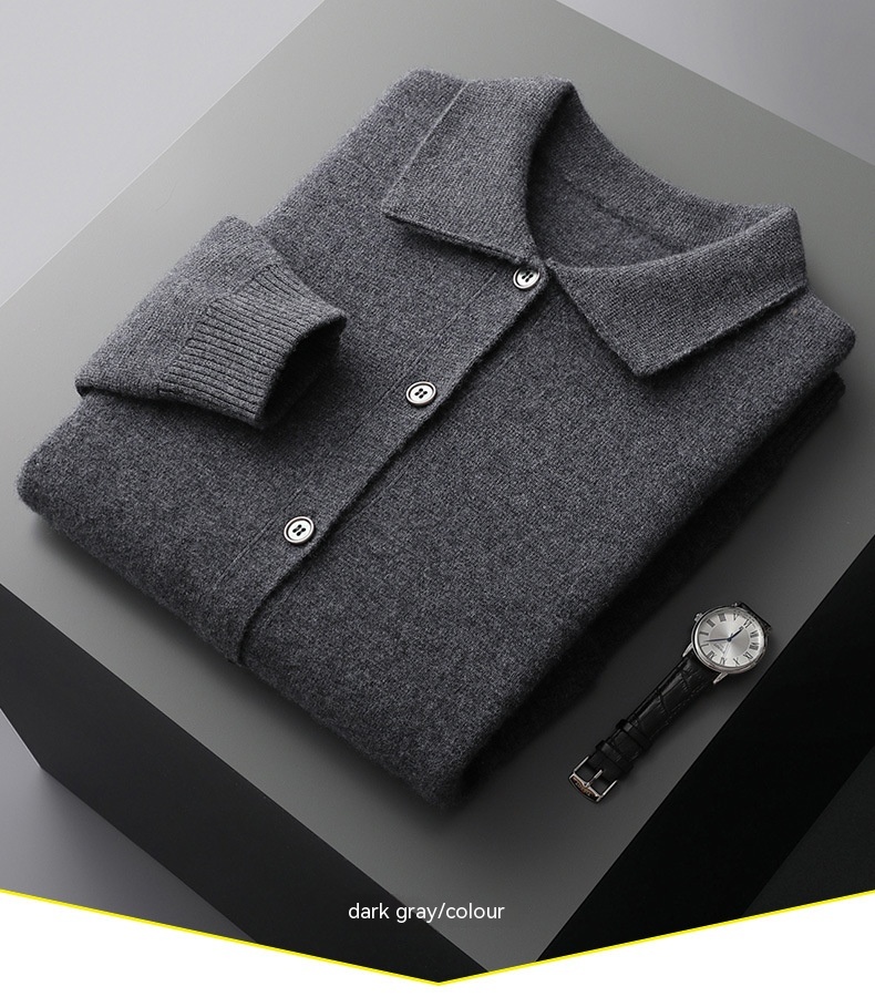 Men's Wool Cardigan