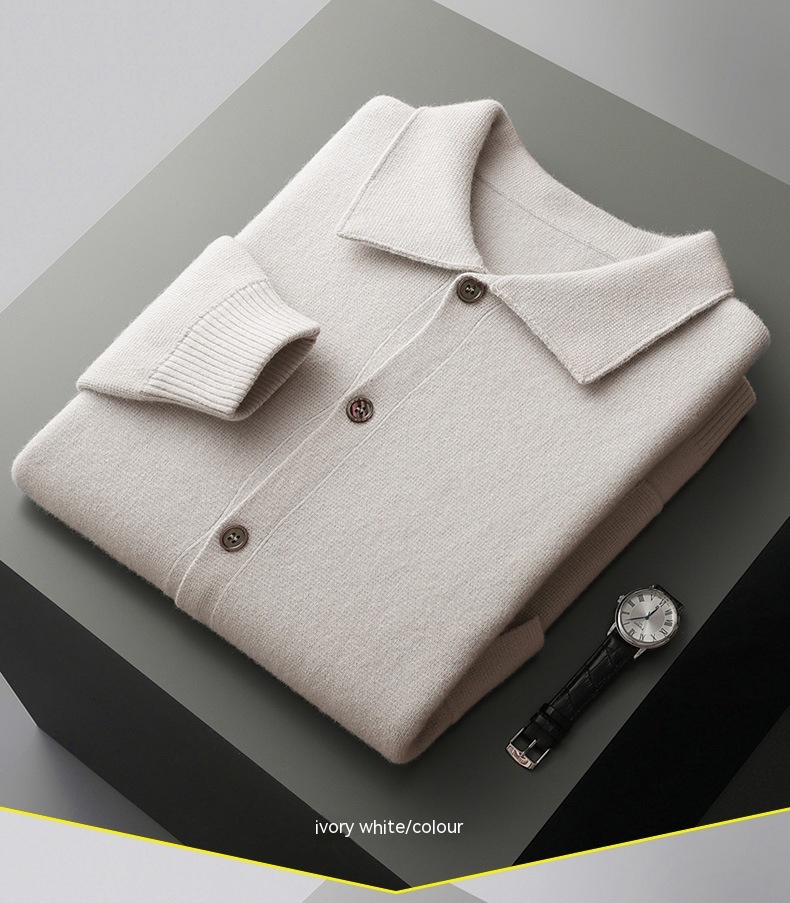 Men's Wool Cardigan