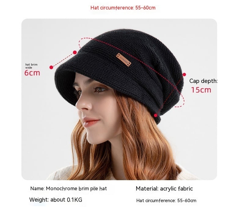 Fleece-lined Pile Heap Cap