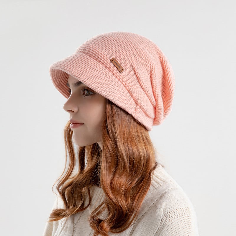 Fleece-lined Pile Heap Cap - Side View