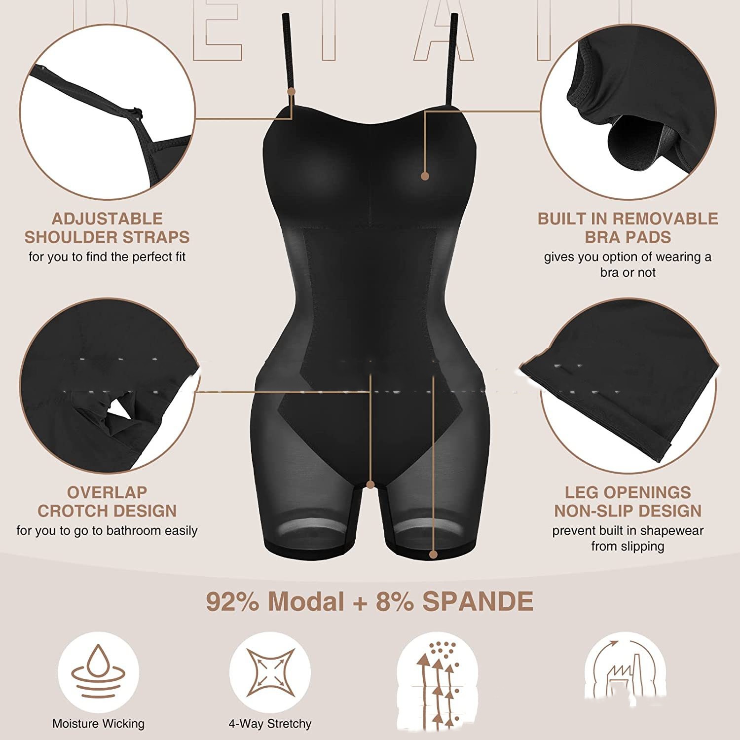Primer plano del vestido