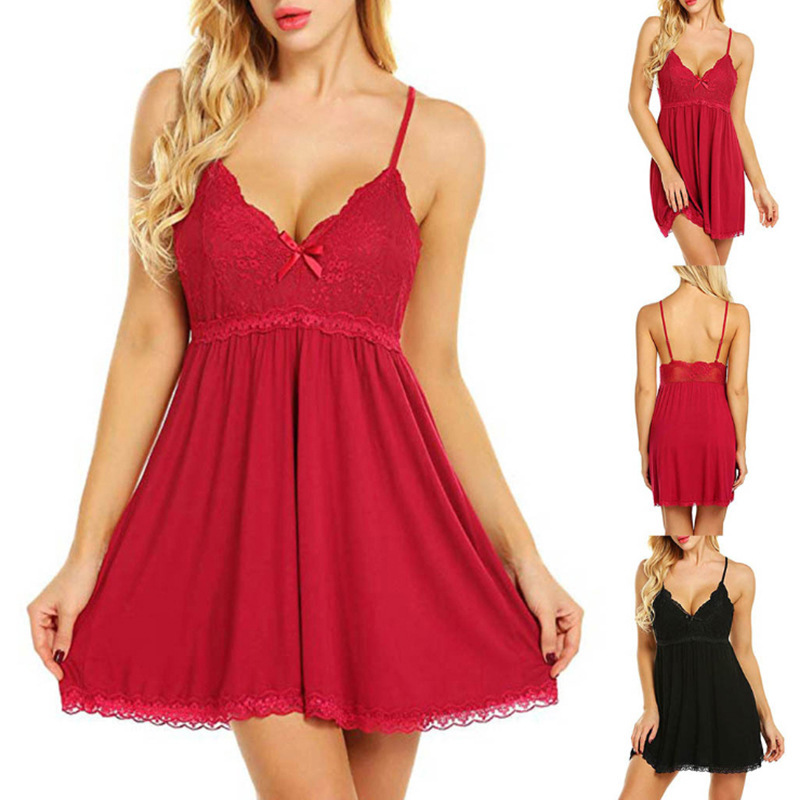 Lace Lingerie Sling Dress 4