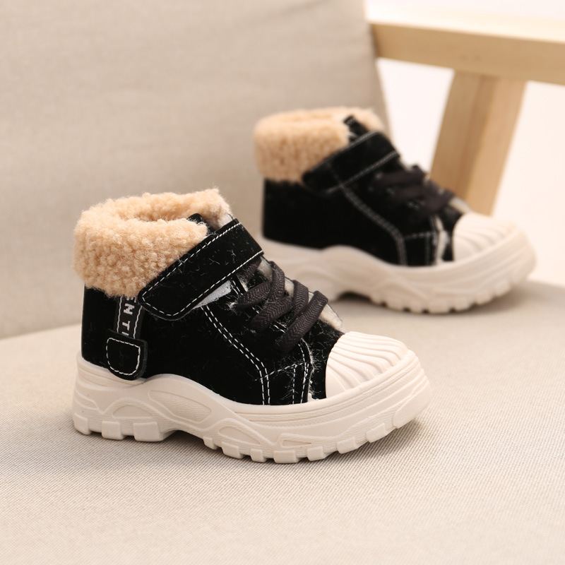 Boy Fleece-lined Waterproof Short Boots Image 2