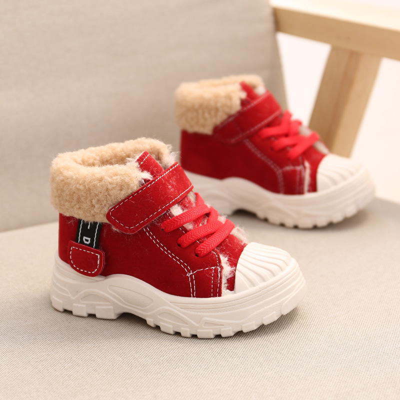 Boy Fleece-lined Waterproof Short Boots Image 5