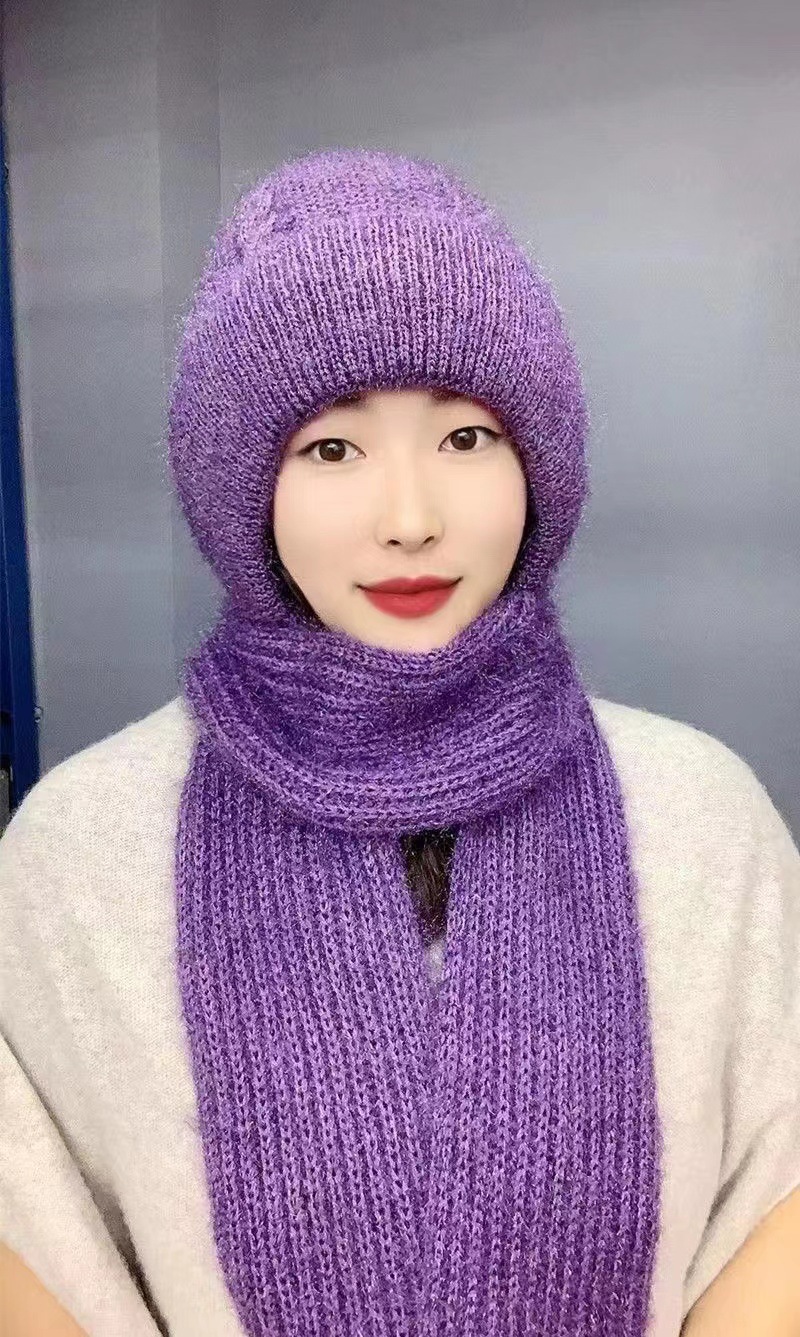 Pink Scarf Hat