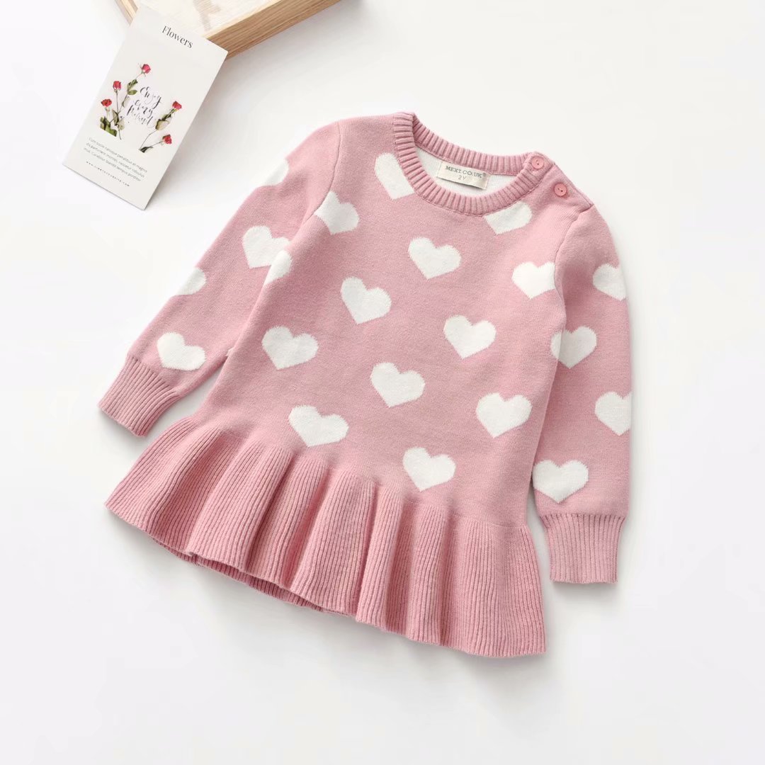 Knitwear Bottoming Sweater Red Pink 6