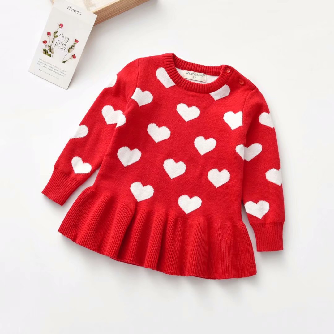 Knitwear Bottoming Sweater Red Pink 4