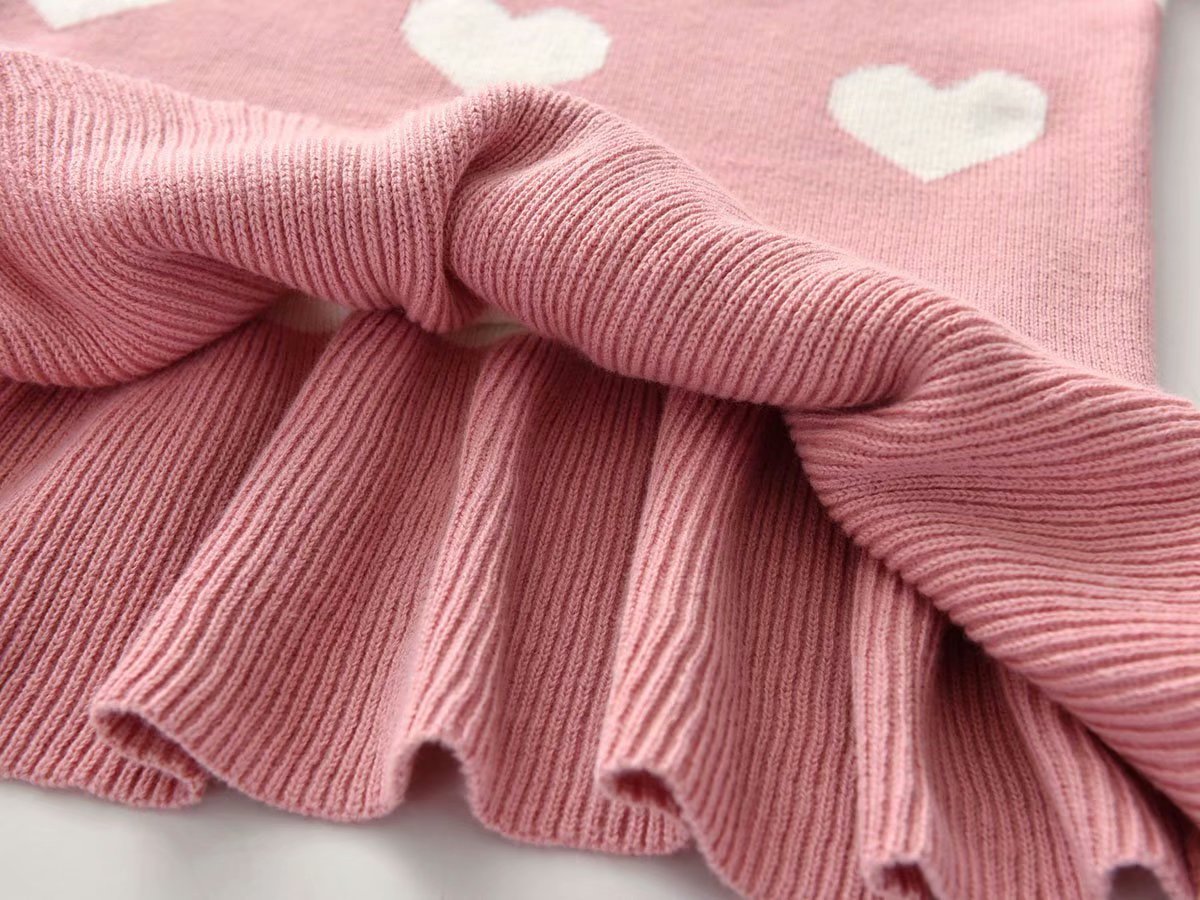 Knitwear Bottoming Sweater Red Pink 2