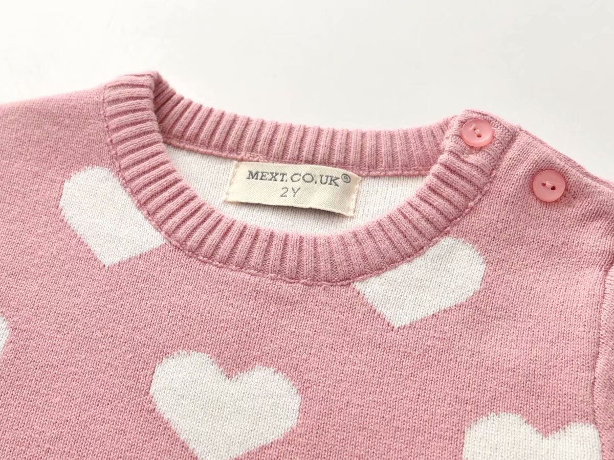 Knitwear Bottoming Sweater Red Pink 5
