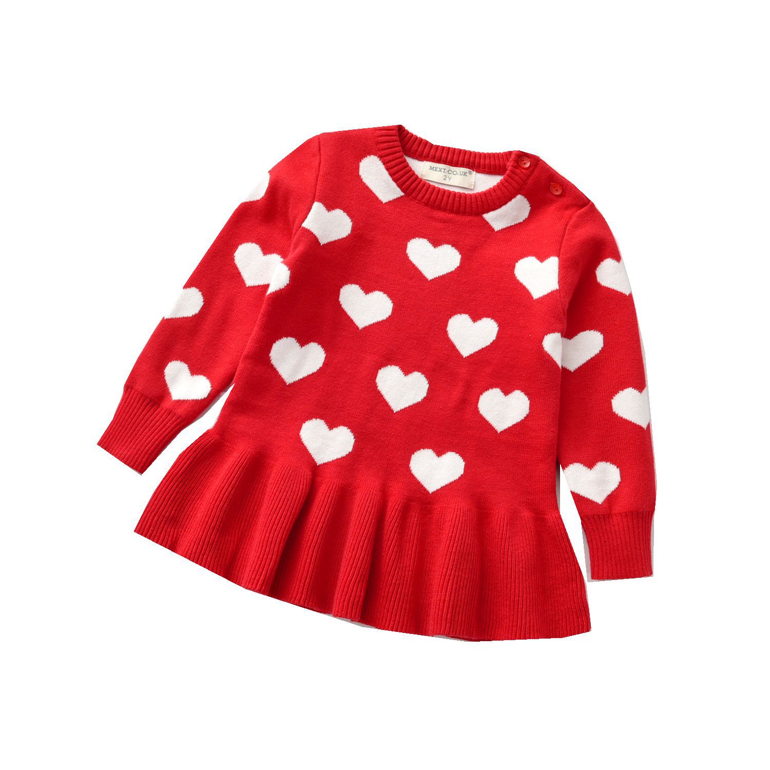 Knitwear Bottoming Sweater Red Pink 8
