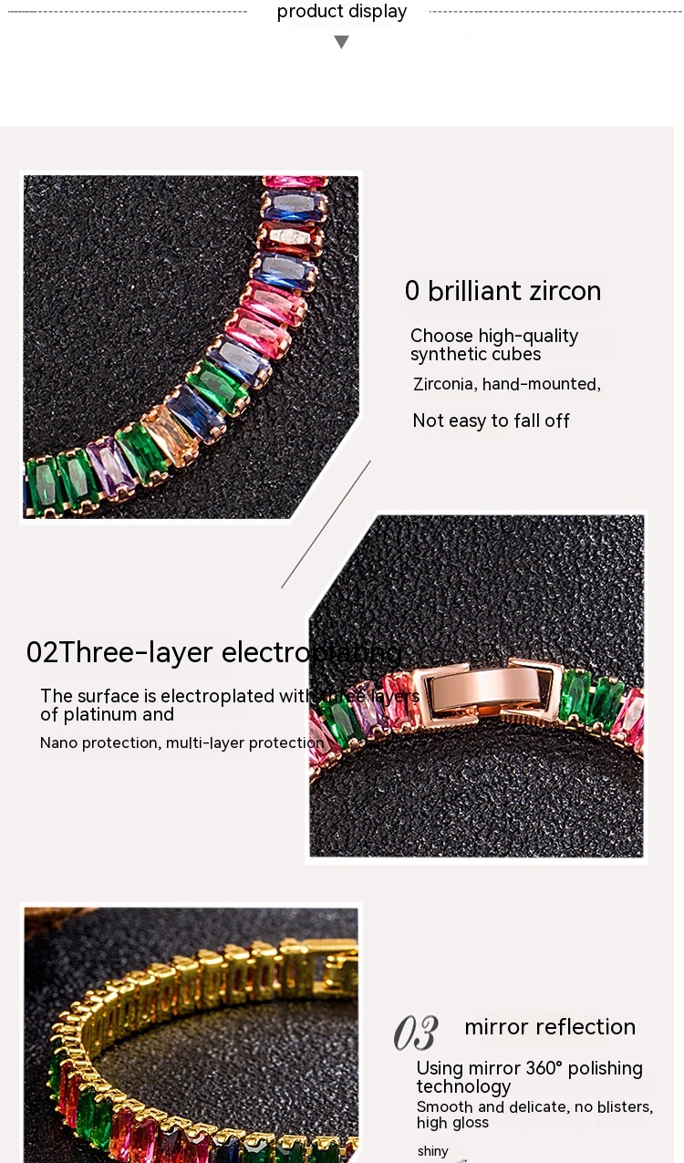 Colorful Crystal Bracelet 13