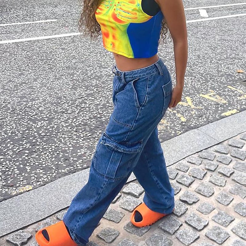 Women's Jeans Dark Blue 4