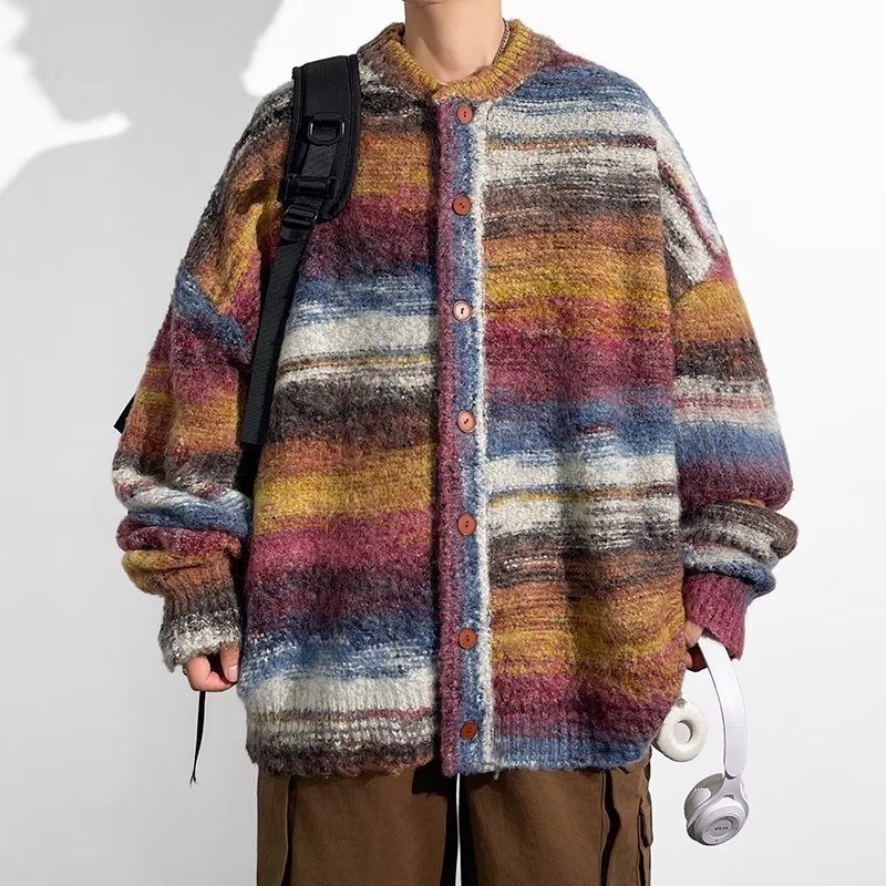 Contrast Color Sweater Image 13