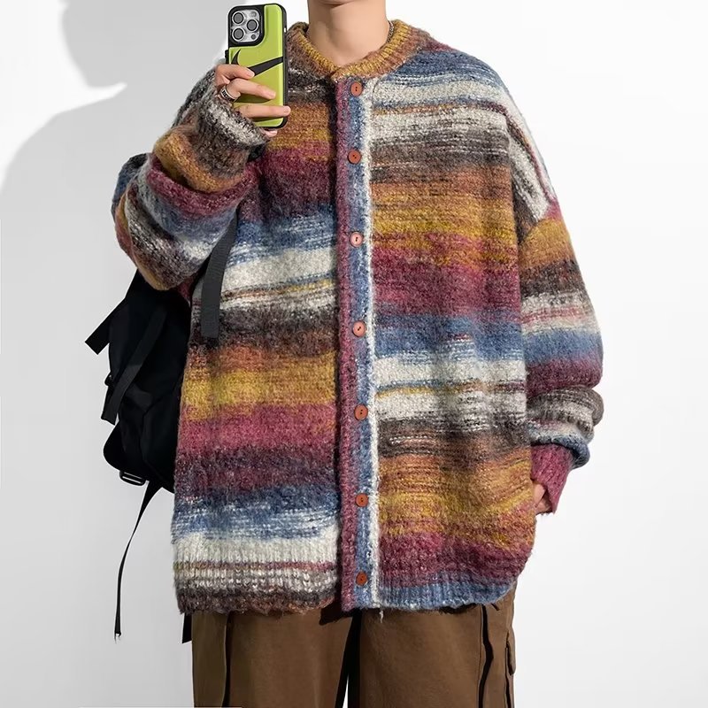 Contrast Color Sweater Image 12