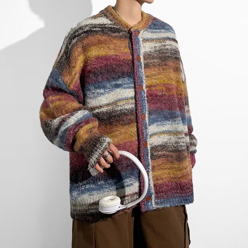Contrast Color Sweater Image 7