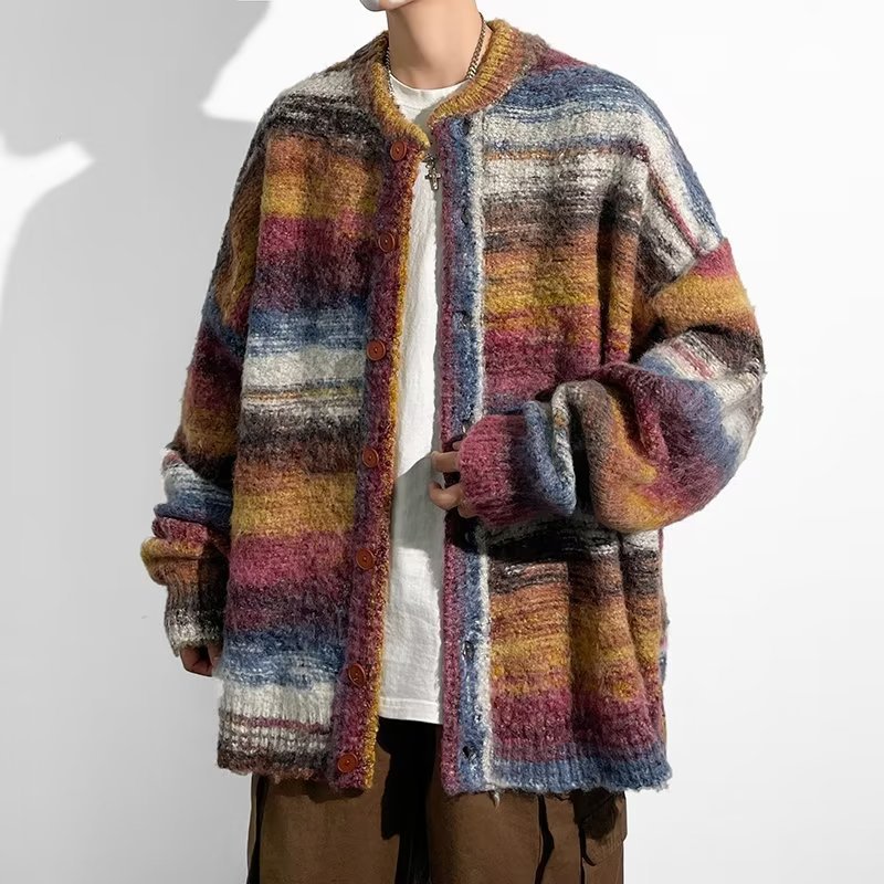Contrast Color Sweater Image 10