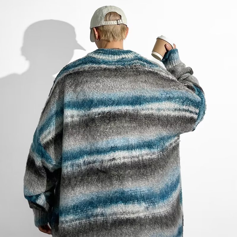 Contrast Color Sweater Image 5