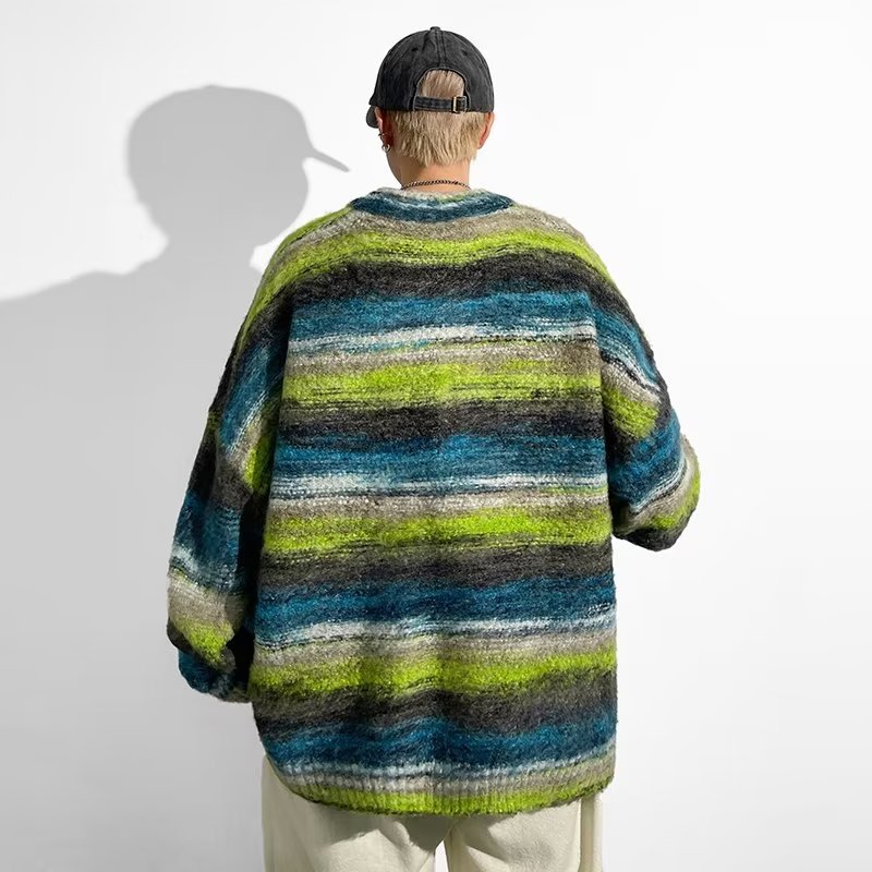 Contrast Color Sweater Image 14