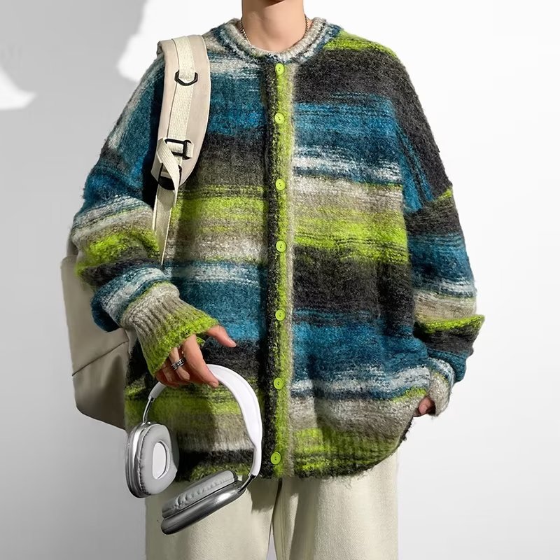Contrast Color Sweater Image 15
