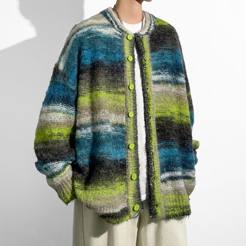 Contrast Color Sweater Image 26