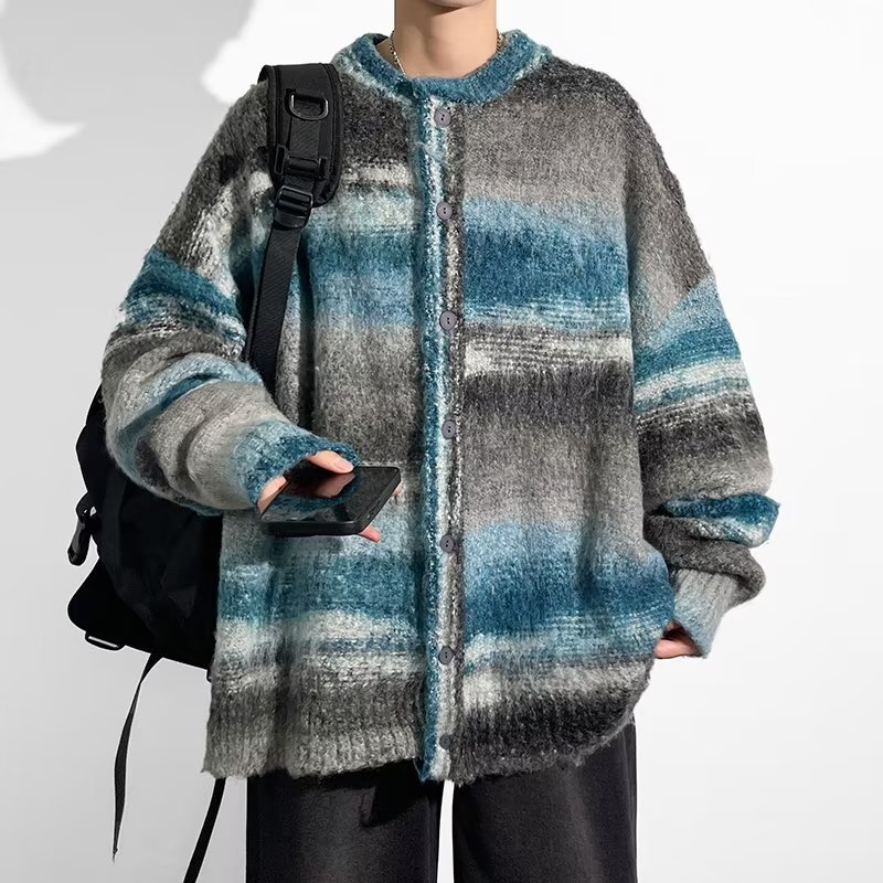 Contrast Color Sweater Image 20