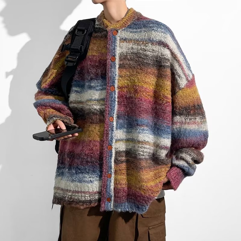 Contrast Color Sweater Image 17
