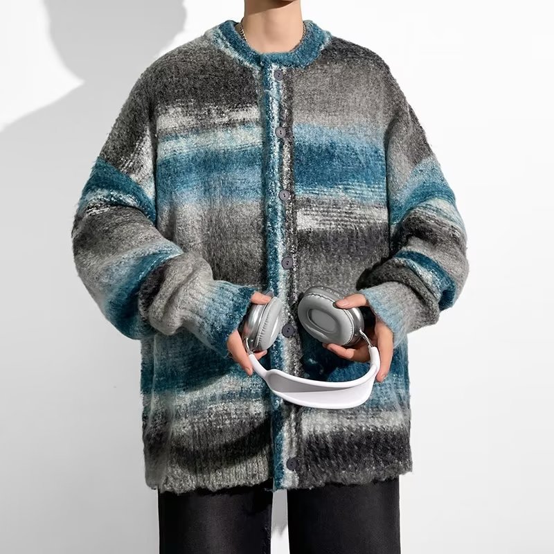 Contrast Color Sweater Image 28