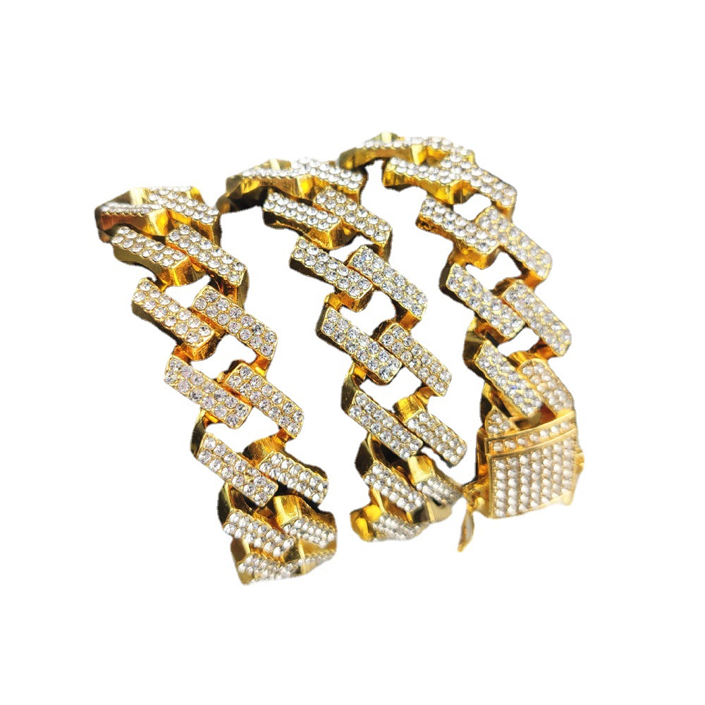 Men's Hip Hop Cuban Link Chain Bracelet 5