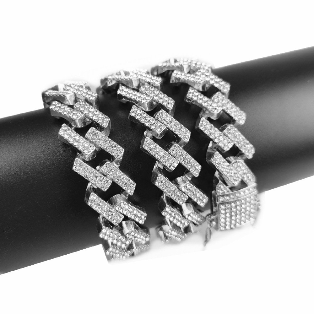 Men's Hip Hop Cuban Link Chain Bracelet 2