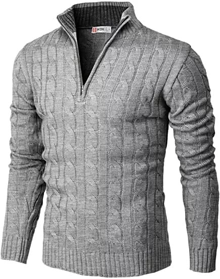 Knitted Zip Sweater